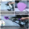 XINDELL Windshield Cleaner Tool – 24-inch Pink Car Interior&Exterior Window