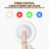 SIXDEFLY Wireless 16 Color Changing LED Puck Light 6 Pack