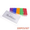 100 Pcs Plastic Bobbins Spools, Multicolor Empty Sewing Machine Bobbins