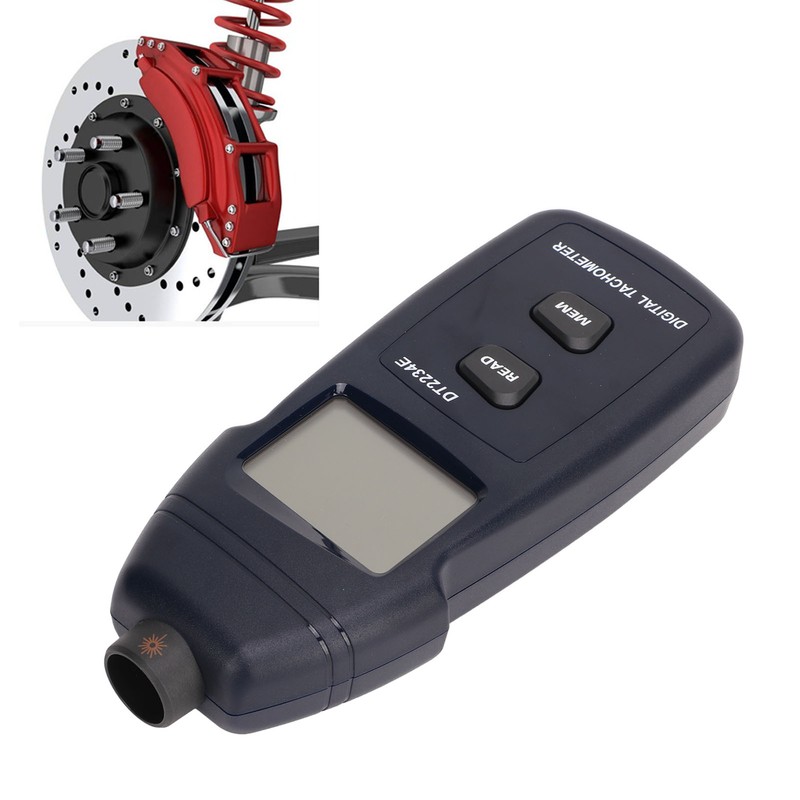 Digital Tachometer Laser Photo Non Contact Tach Meter Measurement Tool