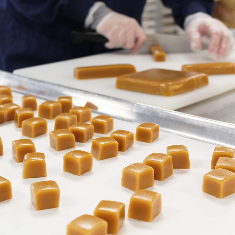 Vermont Nut Free Chocolates Boxed Chocolate Caramels (Milk Chocolate) 24-Piece,