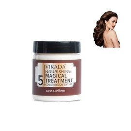 Vikada Nourishing Magical Hair Treatment - Collagen Hair Mask for Deep Moisturization, 5 Seconds to Restore Soft Tresses (80ml, 1PCS)