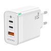 AISENS - ASCH-65W3P007-W - Charger GAN 65W, 2XUSB-C PD3.0 QC4.0,