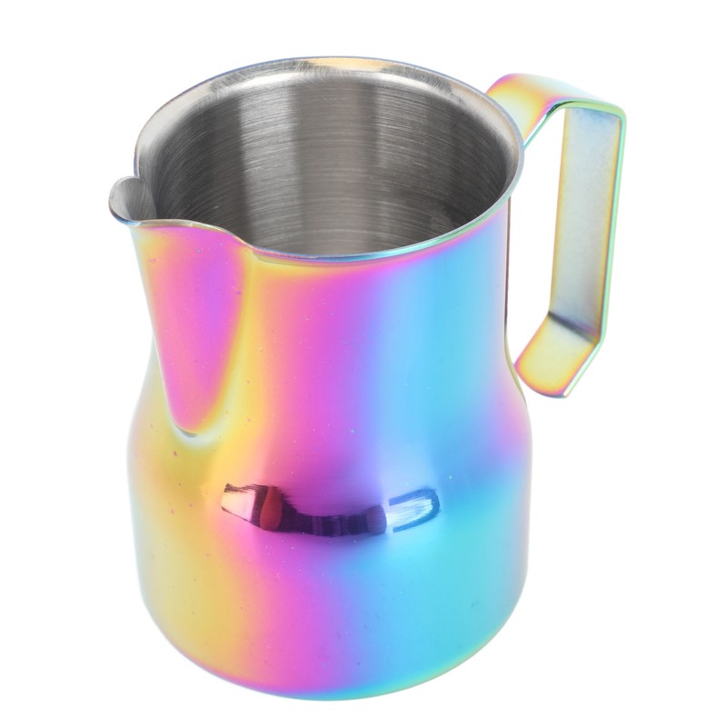 Milk Frother Cup 350ml 304 Stainless Steel Pointed Mouth Foaming