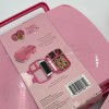 Paris Hilton Bento Lunch Box 4 Compartment Pink Glitter Easy