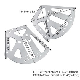 Coshar 2 Pair 3 Layers Shoes Drawer Cabinet Hinges Shoe Cabinet Flip Frames Replacement Fittings Stainless Steel Shoes Flip Turing Rack, Grey