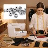 Jidyllic Sewing Machine Bobbins,36 Pcs Universal Metal Bobbins Sewing Machine
