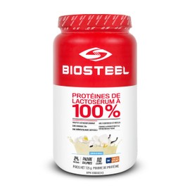BioSteel 100% Whey Protein Powder, rBGH Hormone Free and Non-GMO Post Workout Formula, Vanilla, 25 Servings