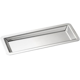 SILBERKANNE Pen Tray 20 x 8 x 1 cm Premium Silver Plated Elegant Silver Plated in Top Workmanship Ready to Give as a Gift with Stylish Gift Packaging