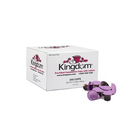 Kingdom Prefilled Communion Cups with Red Juice Only (250)