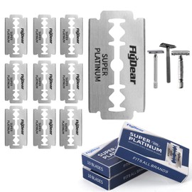 Razor Blades Compatible with Merkur,Razor Blades Compatible with Zomchi, Replacement Blades Compatible with Viking Blades,30x Blades,Swedish Steel with Platinum Coated