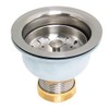Speakman S-3471-SS Kitchen Deep Dish Posi-Lock Assembly Round Drain, Stainless