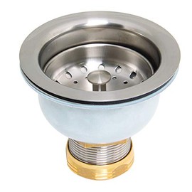 Speakman S-3471-SS Kitchen Deep Dish Posi-Lock Assembly Round Drain, Stainless Steel