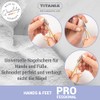 TITANIA Nagelschere Solingen vergoldet (9,5cm) • Gebogene Schere • Extra