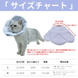 WZ PET Soft Elizabethan Collar for Dogs and Cats, Post-surgery Wound Protection Collar, Prevents Scratches, Adjustable, Lightweight, Breathable, Cute, Medium Size, Neck 9.1 - 10.2 inches (23 - 26 cm), Blue