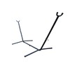 Vivere UHS9 Universal Space-Saving Steel Hammock Stand, 9-Feet, Charcoal