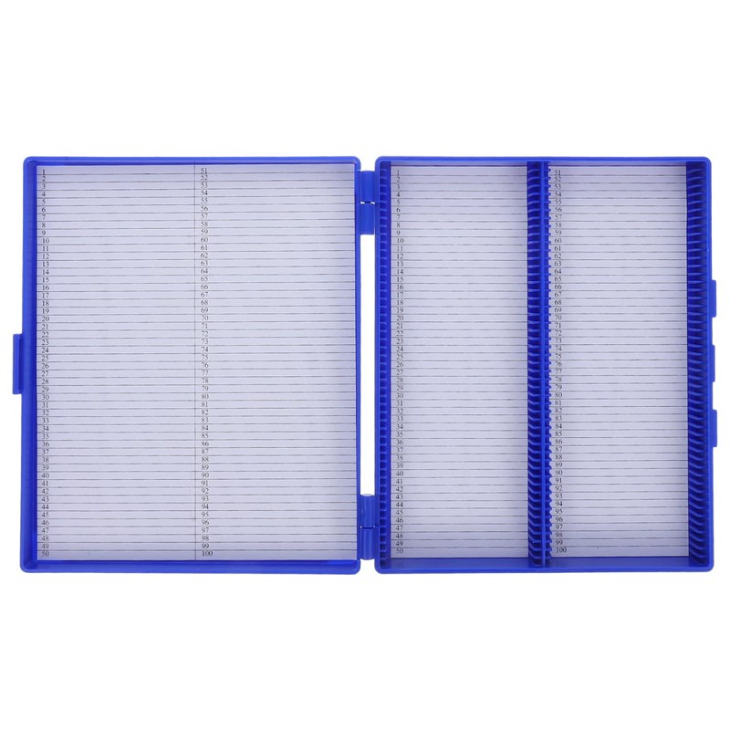 ledmomo Box Pathology Slide Box Microscope Slide Storage Case Reusable