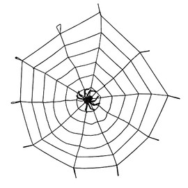 Boland 74475 - Elastisches Spinnengewebe mit Spinne, circa 150 cm