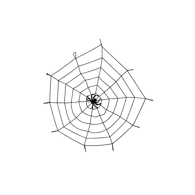 Boland 74475 - Elastisches Spinnengewebe mit Spinne, circa 150 cm