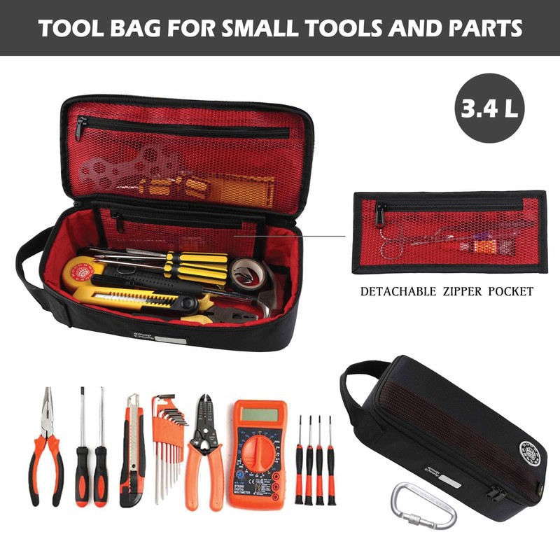 Rough Enough Small Tool Bag Pouch Portable Tool Box EDC