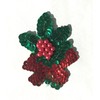 Mistletoe Christmas Beaded Sequined Sew-On Applique Patch (Pack of 3)