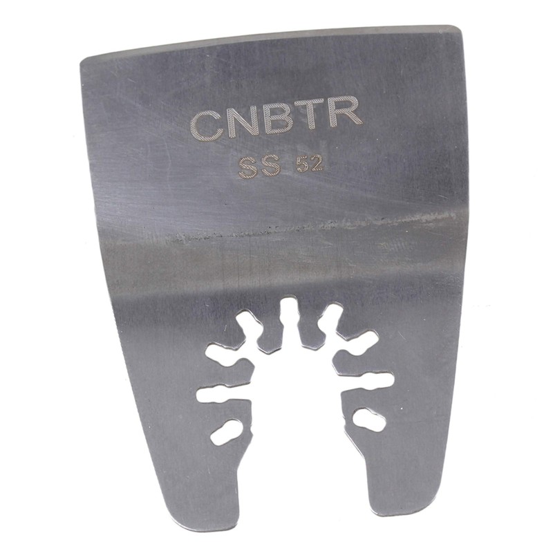 CNBTR Silver Oscillating Tool Quick Release Flexible Scraper Blades 52mm