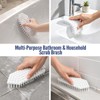 Flexible Cleaning Brush-Bendable Crevice Brush for Bathroom and Kitchen-Soft Scrub