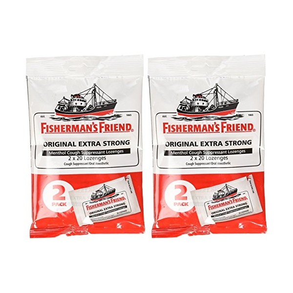 Fishermans Friend Original Extra Strong 4 Pack 80 Lozenges