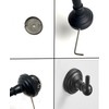 Manissa Robe Storage Towel Hooks Door or Wall Mounted Bathroom