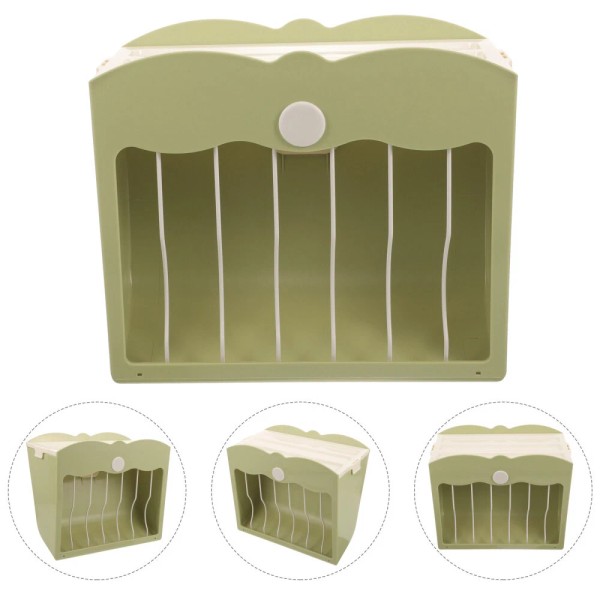 None Rabbit Herbivorous Pot Hay Feeder with Tray Dispenser for