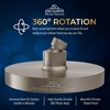 Heatsistence Rainfall Shower Head - 6" High Pressure, 1.8 GPM,