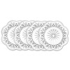 Godinger Lead Crystal Set of 4 Dublin Canape Plates