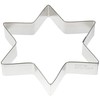 Städter Star Diameter 18.0/3.0 cm High, Tinplate, Silver, 18 x