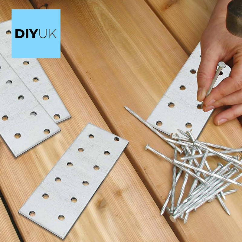 Flat Bracket 60 x 200 x 2mm Connecting Joining Plate