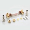OMOTOOL Concealed Shower Faucet Wall Bracket Positioner Connector 15mmx1/2'' for