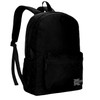 K-Cliffs Classic Backpack Quality Student Bookbag Basic Travel Daypack w/Water