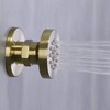 Solid Brass Body Spray Shower Jet - Round Massage Side