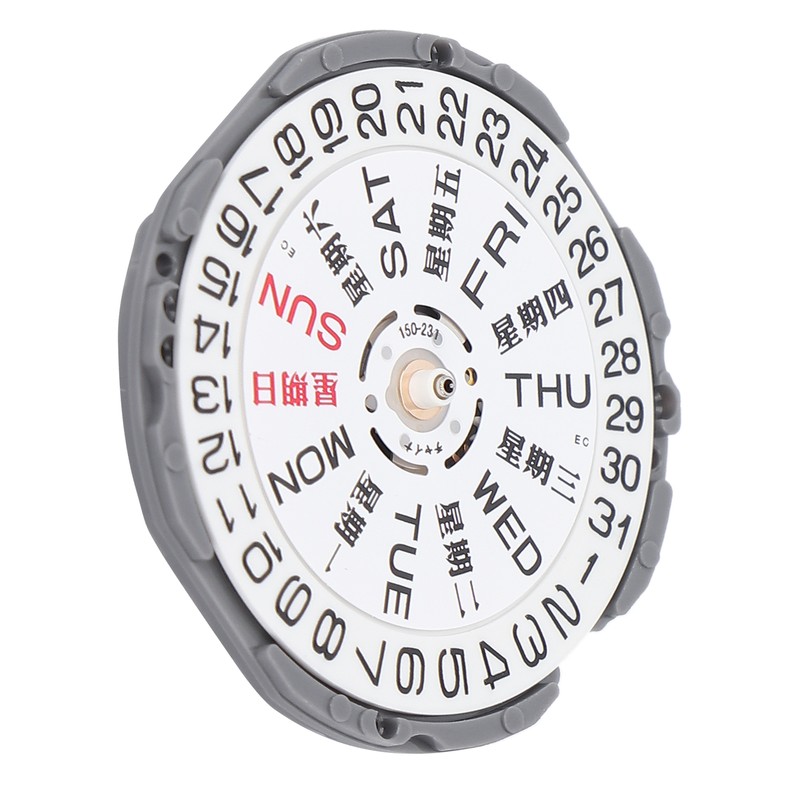 VJ33 Watch Movement Replacement Day Date Calendar Movement Watch Repair