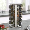 Kamenstein 20 Jar Revolving Countertop Spice Rack with Spices Included,