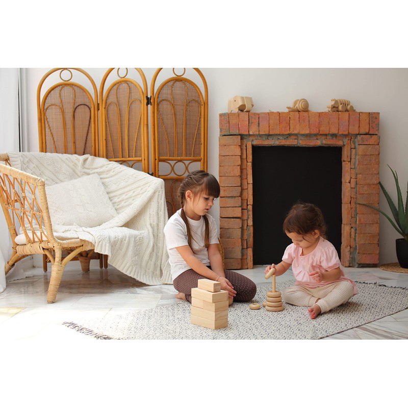 PlanToys Stacking Rings - Natural