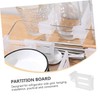 TEHAUX 8Pcs Refrigerator Dividers Transparent Separators for Fridge Side Door