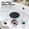 6-Inch Silicone Drain Stopper for Sink & Tub – Flexible