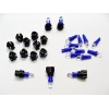 Lumiglow 15 Blue Dome LEDs Lights Bulbs 3/8 Sockets Instrument