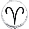 NewCharms Aries Zodiac Compact with Mirrors - Perfect Pocket and