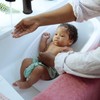Ingenuity Easy Rinse Bather Baby Bath Seat, Non-Slip Soft Support,