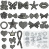 DoDoBeads 22 Pcs Junk Case Charms – Big Black Bling