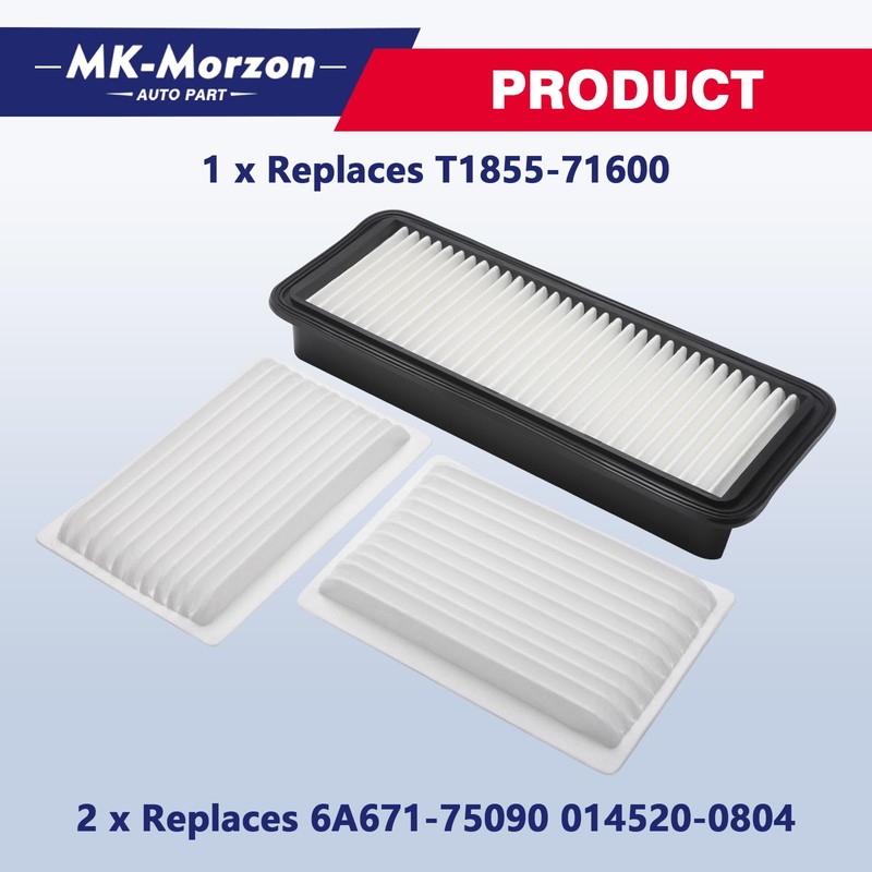 Cabin Air Filters Kit Fit For Kubota Tractor Cabin Replace#