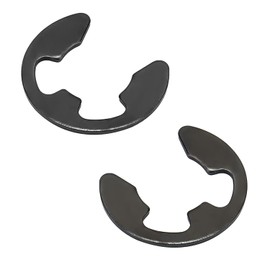 Ctyjia 100 Pieces Circlips, Retaining Ring E-Clips Circlips, Snap Opening Ring Circlips, Circlips Snap Ring for Bearings, 3.0mm