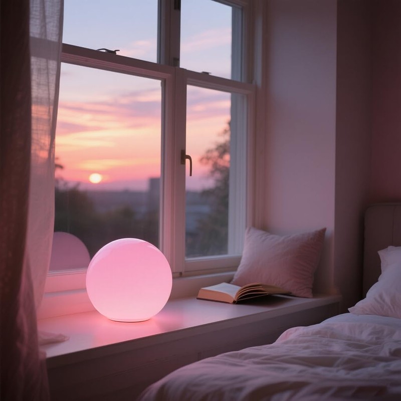 COPU LED Night Light Ball Globe Lamp with Remote 8