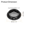 sourcing map 24Pcs Air Vents Circular Soffit Vent 35mm/1.4" Stainless
